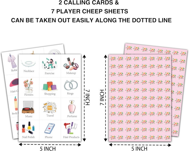 Foosproea Wedding Bingo Cards, Bridal Shower Bingo Games for 24 Players, Wedding Games for Family Friends Large Group Activities, Wedding Bridal Shower Bachelorette Party Favors Supplies Decorations(22) - Image 3
